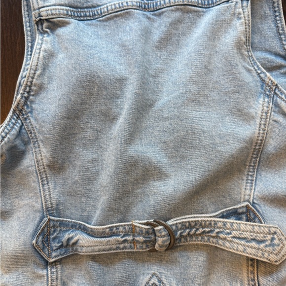 American Eagle Outfitters Light Blue Denim Jacket cotton blend - Picture 5 of 7